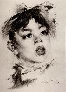 Nikolay Fechin Head portrait of boy china oil painting artist